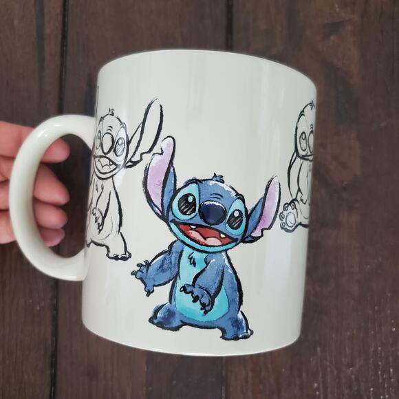 Disney Stitch 626 Lilo & Stitch 14oz Cup Ceramic Mug New Adult's Over-Sized - Picture 2 of 7